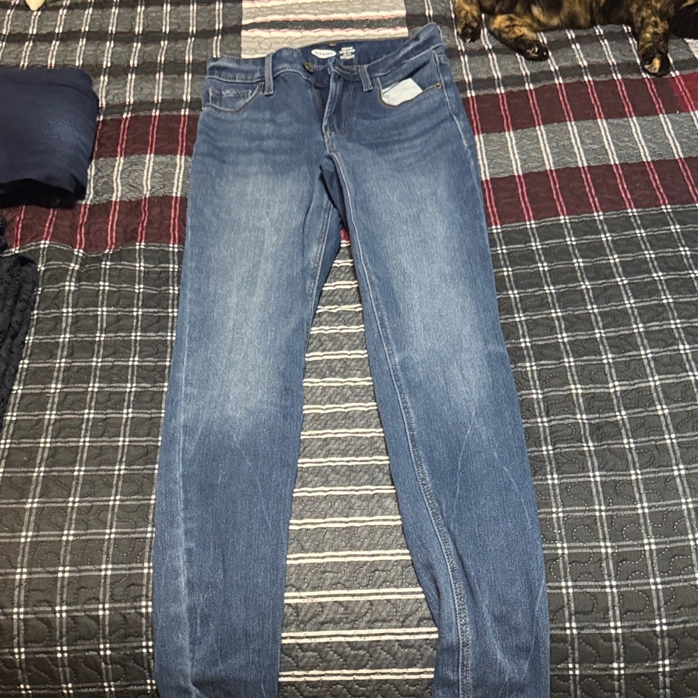 Old Navy Women's Skinny Jeans in Blue